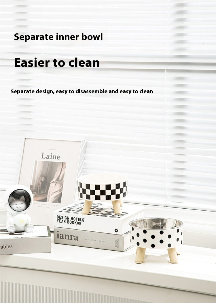 Pet Stainless Steel Tall Bowl