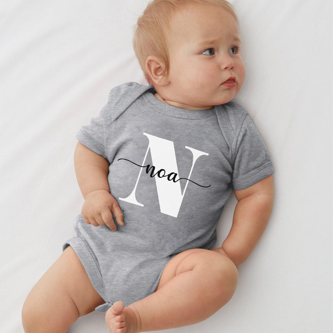 Personalized Baby Name Bodysuit
