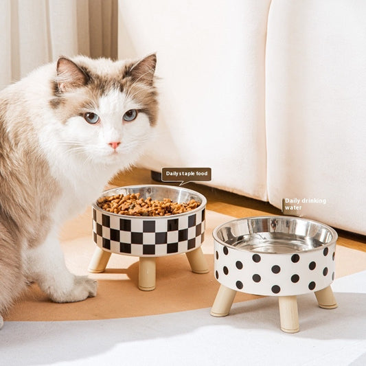 Pet Stainless Steel Tall Bowl